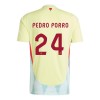 Camiseta de fútbol España Pedro Porro 24 2ª equipación Euro 2024 Camiseta de fútbol España Pedro Porro 24 2ª equipación Euro 2024
